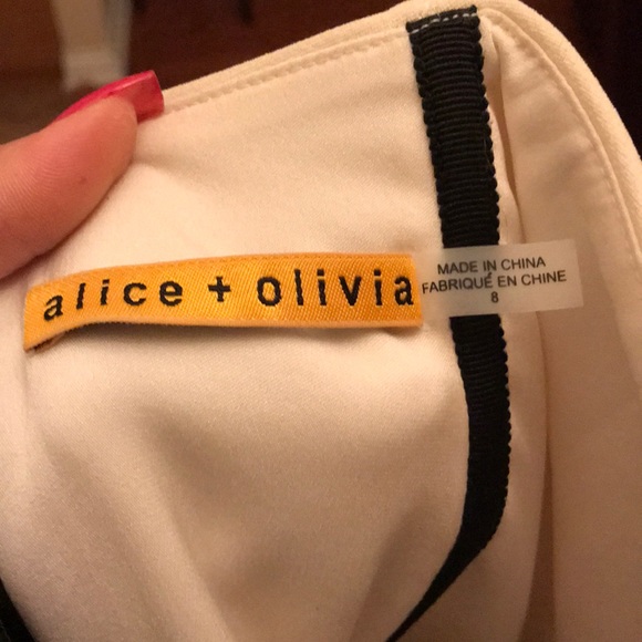 Alice + Olivia Shovan lace overlay peplum dress - Picture 6 of 6